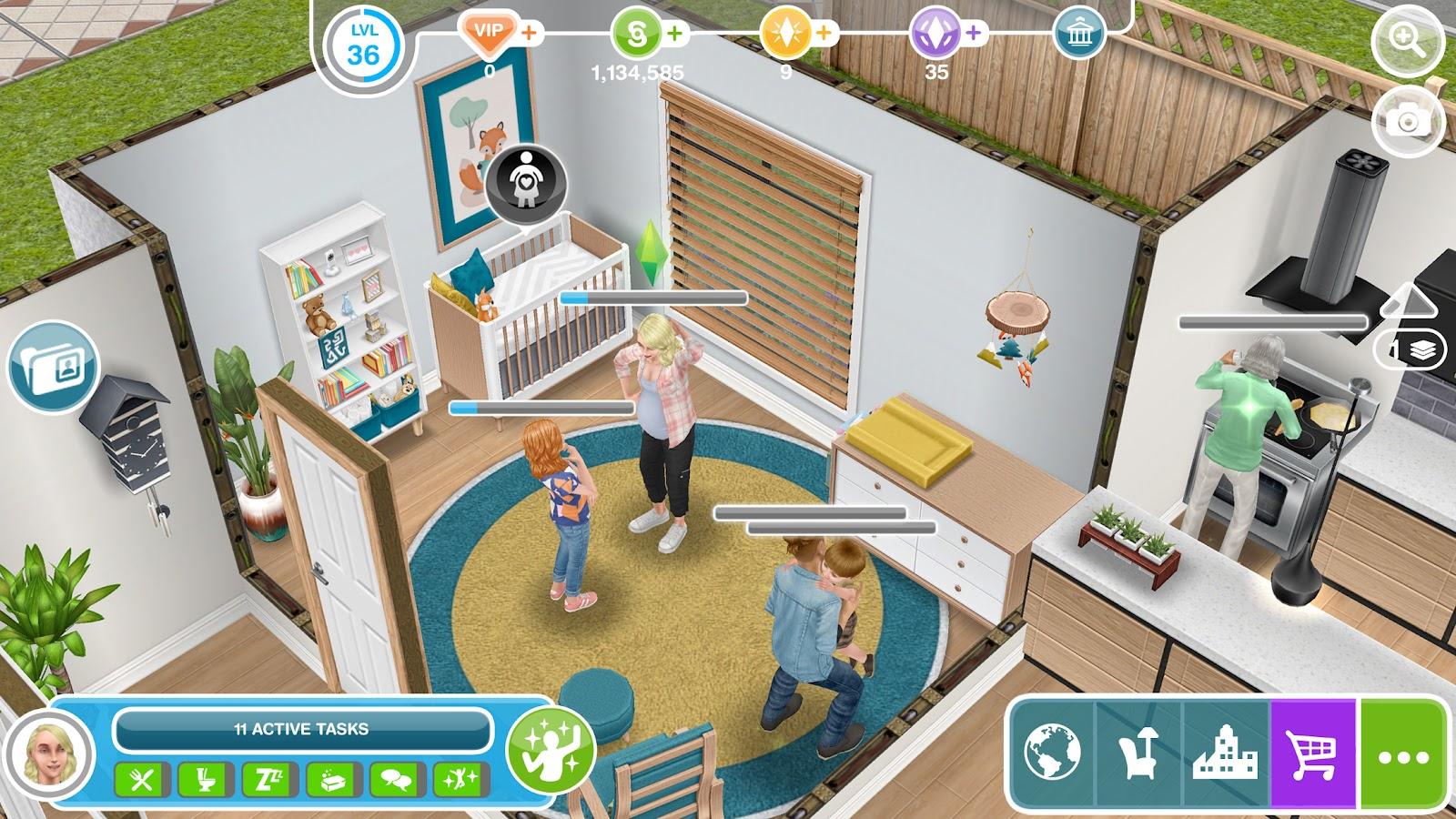 play the sims freeplay online