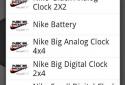 Nike Clock and Battery Widgets