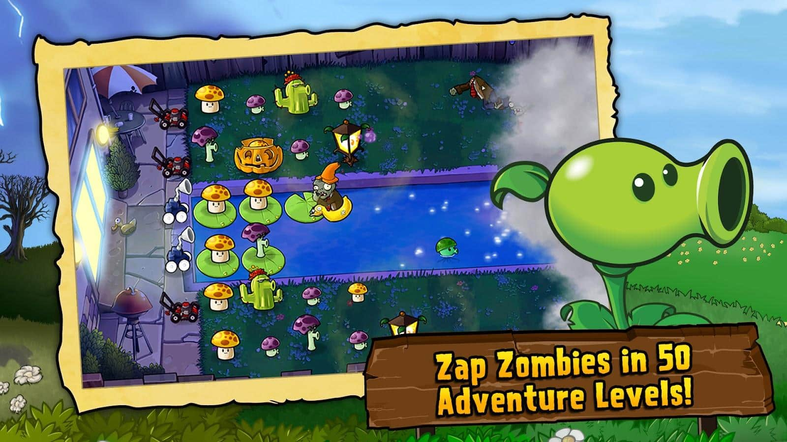 Plants vs Zombies скачать 3.5.5 (Мод: много денег) APK на Android