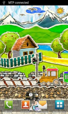 Paper Train Live Wallpaper  APK for Android