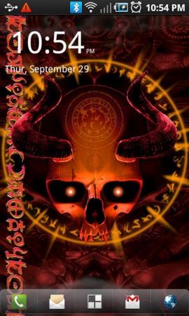 Rock skull live wallpaper for Android Rock skull free download for tablet  and phone