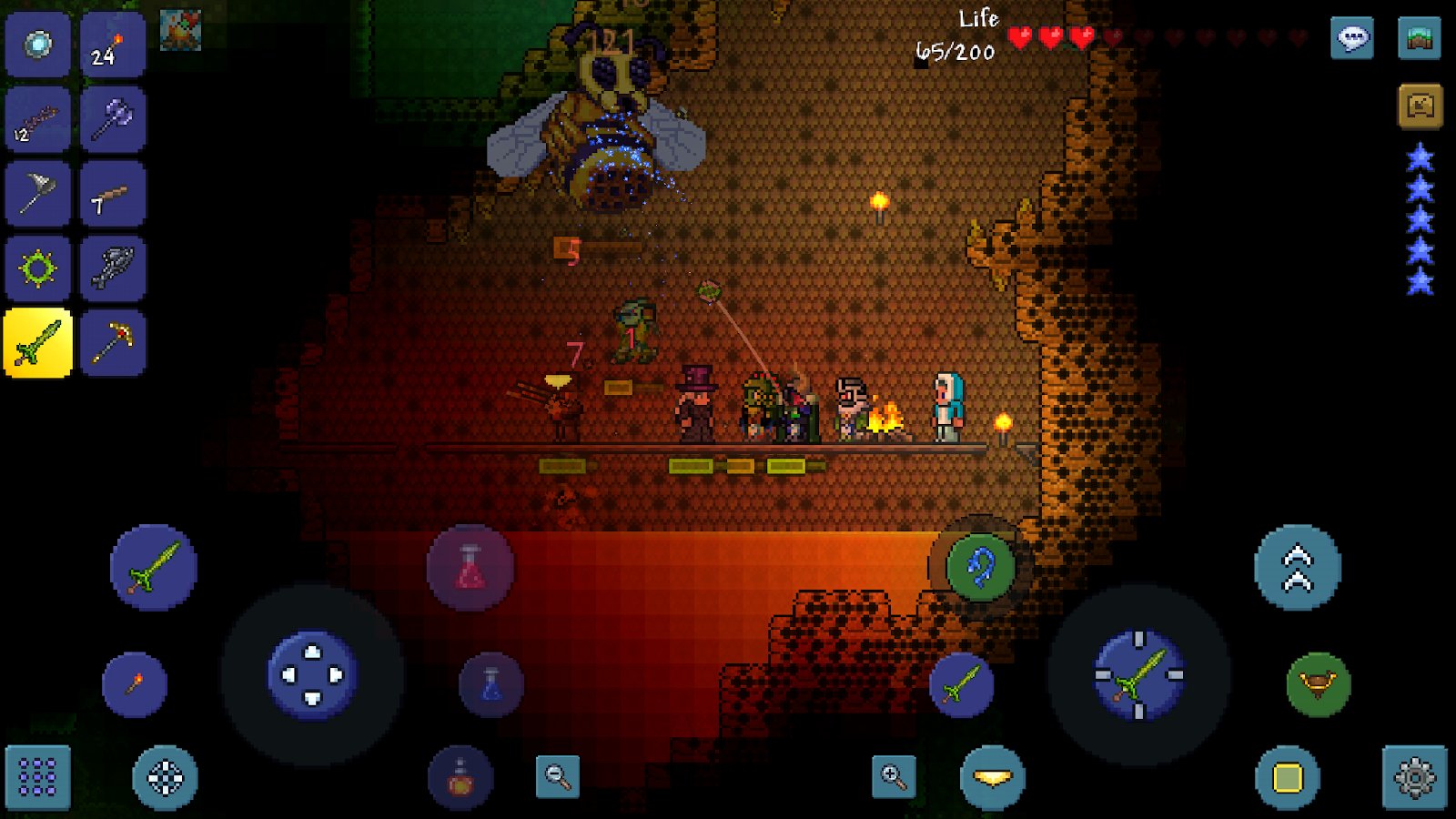 terraria world all items android