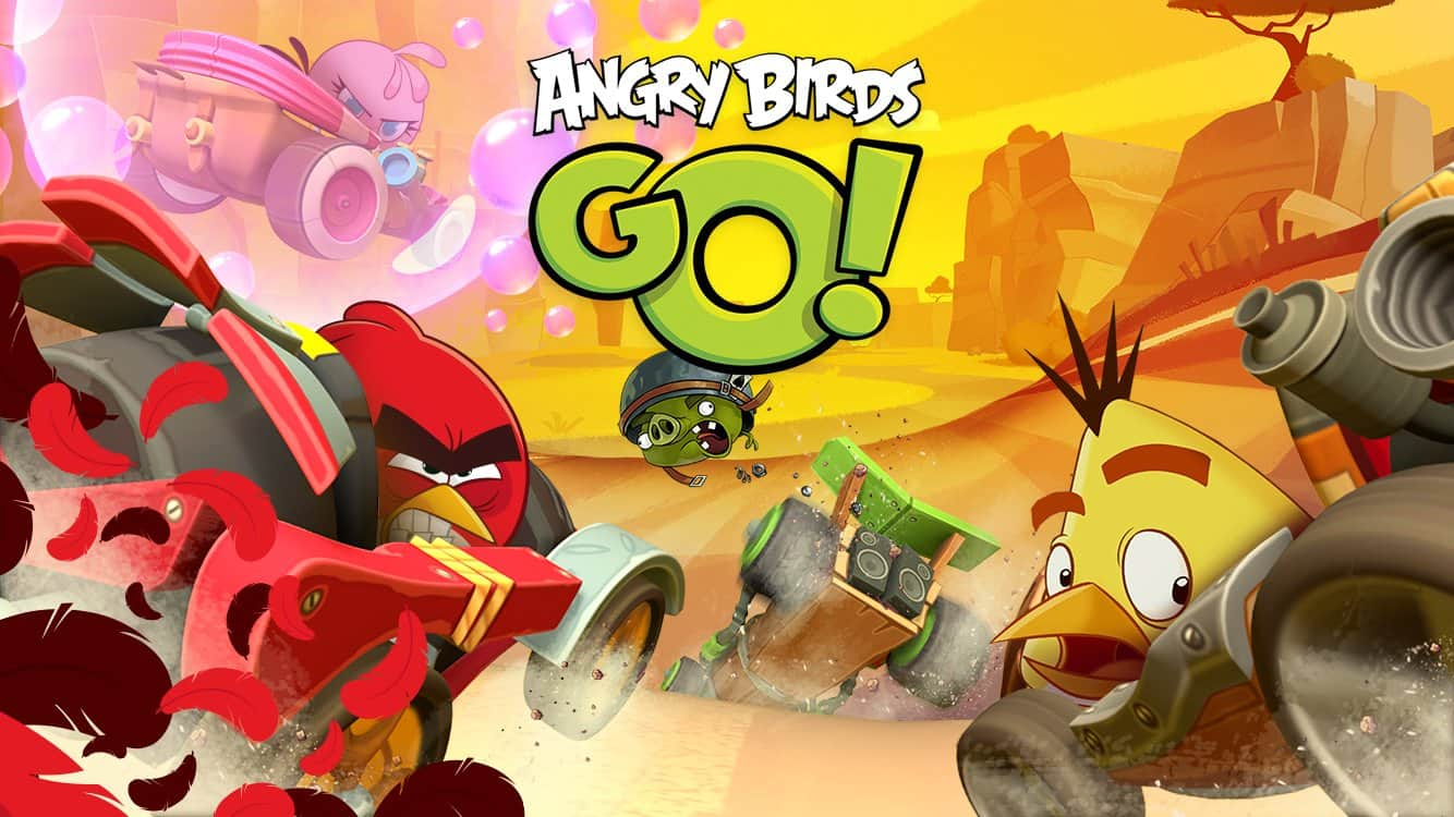 angry birds go characters