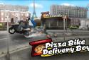 Pizza Bike Delivery Boy