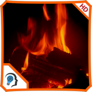 Warm Fireplace HD