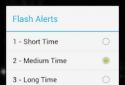 Flash Alerts on Call & SMS