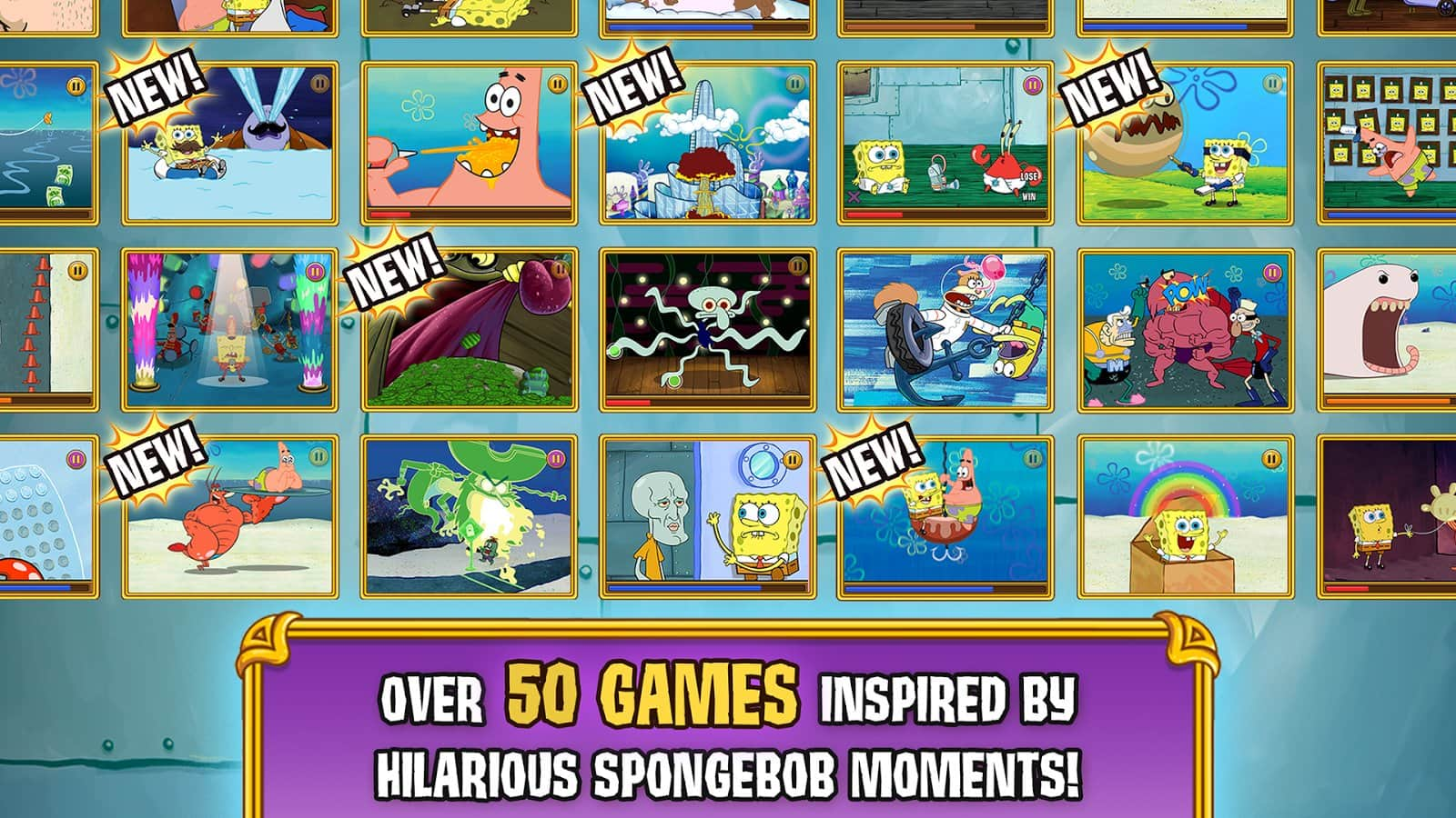 spongebob game builder online