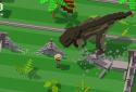 Jurassic Hopper: Crossy Dinosaur Shooter Game