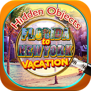 Hidden Object Florida to New York Vacation Puzzle
