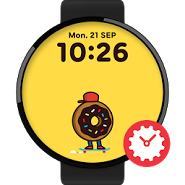 SK8 Donut watchface by Atmos
