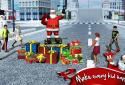 Hoverboard Rider 3D Santa Xmas