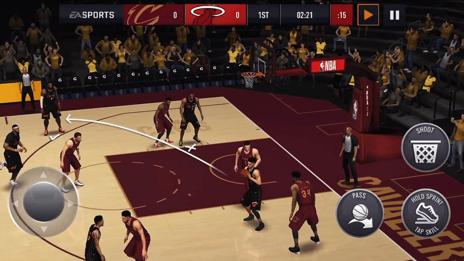 nba live mobile basketball apk