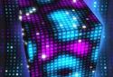 Bright Sparkling Pixel Cube 3D