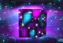 Bright Sparkling Pixel Cube 3D