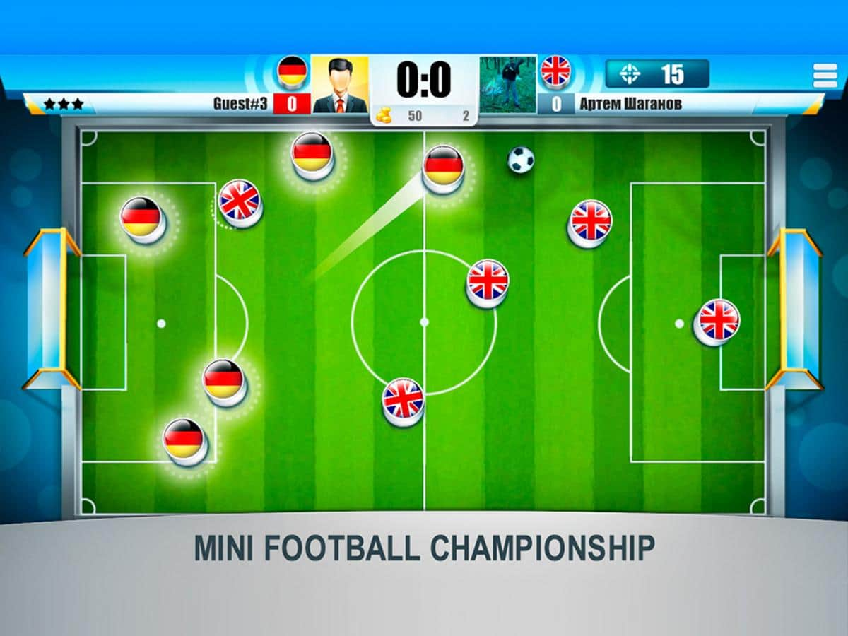 Mini football. Игра 