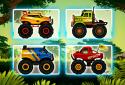Jungle Monster Truck Kids Race