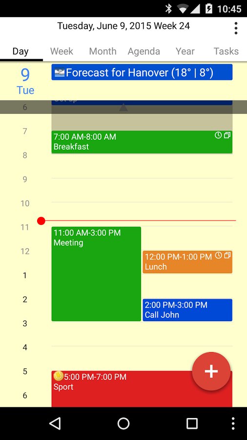 CalenGoo Calendar and Tasks скачать 1.0.169 APK на Android