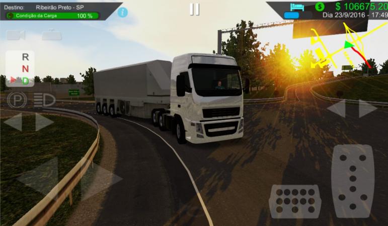 Heavy truck simulator