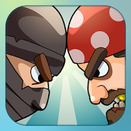 Pirate Vs Ninja 2 player game