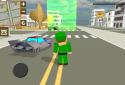 Blocky Hover Car: City Heroes