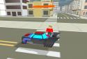 Blocky Hover Car: City Of Heroes
