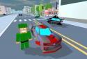 Blocky Hover Car: City Of Heroes