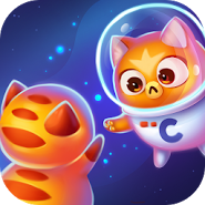 space cat evolution kitty collecting in