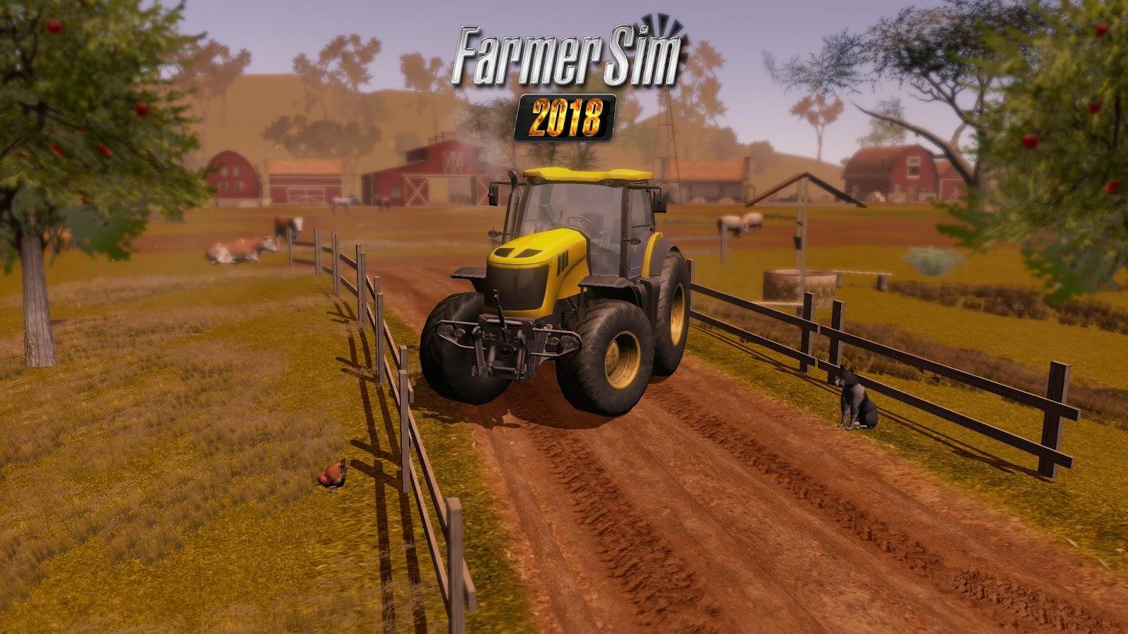 Farmer Sim 2018 скачать 1.8.0 (Мод: бесплатные покупки) APK на Android