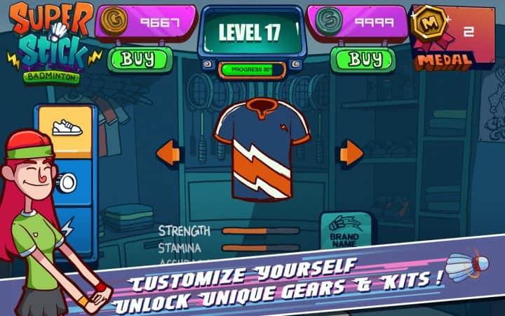 Super Stick Badminton Screenshot