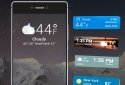 Weather App - black luster: Forecast & Widget