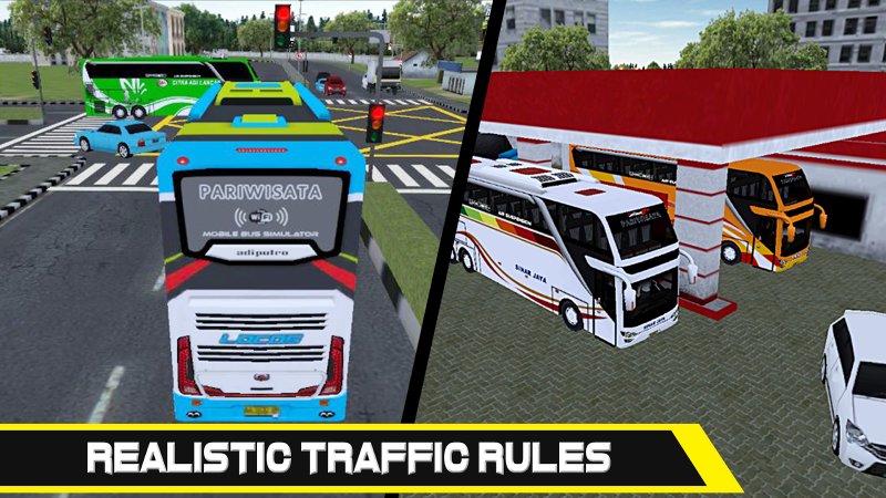 Mobile Bus Simulator Screenshot