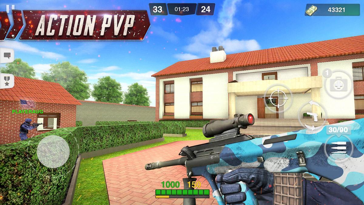 Critical Battle Strike: Online FPS Arena Shooter скачать 1.81 (Мод: много  денег) APK на Android