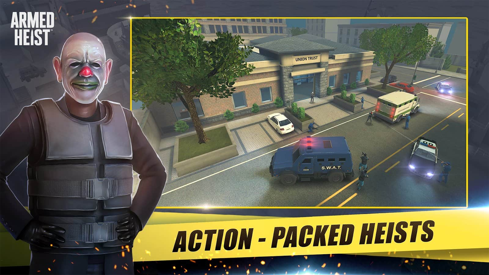 Armed Heist скачать 3.2.2 (Мод меню: бессмертие) APK на Андроид