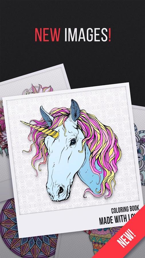 Download Coloring book 2019 - Unicorns and Mandalas скачать 1.8.13 APK на Android