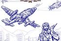 Doodle Combat - Army Air Force Planes Battle