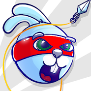 Samurai Rabbit - rope swing hero