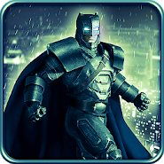 Flying Knight Superhero: Rescue Dark City 3D game