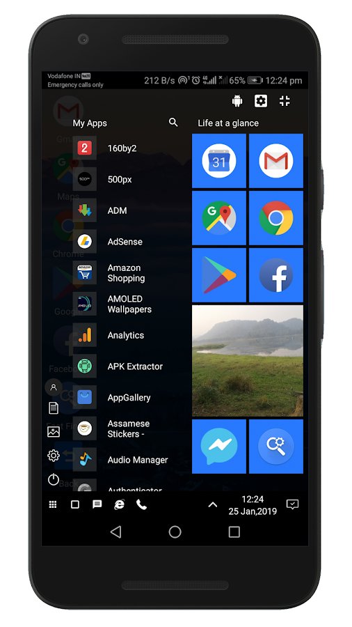 launcher windows 10 pc for android
