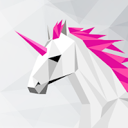 Low Poly UNICORN | Puzzle Game Art | abstract Art