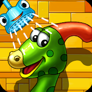 Dr. Dino -Bath, dress & potty - Joy Preschool Game