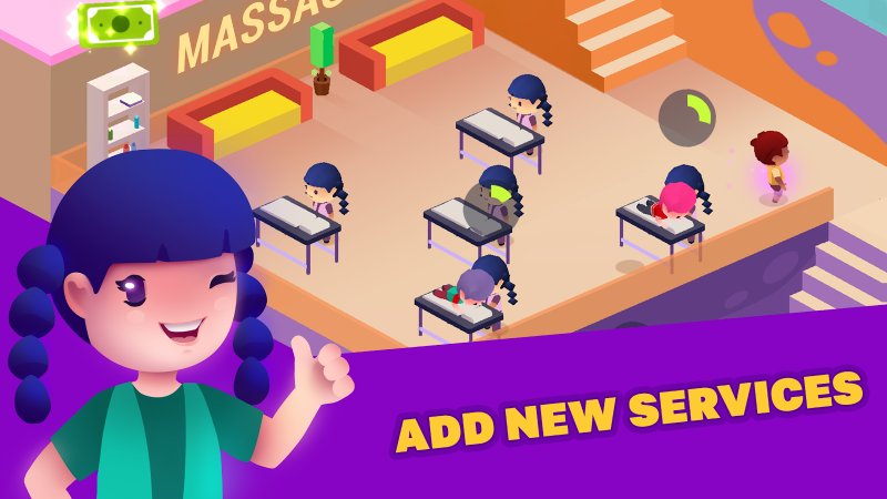 idle beauty salon apk