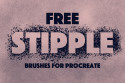 Stippling Brushes for procreate App