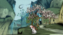 Okami is a video game developed by Clover Studio and published by Capcom. The game was released for the PlayStation 2 in 2006. It is set in ancient Japan and follows the story of the sun goddess Amaterasu, who takes the form of a white wolf. The game feat