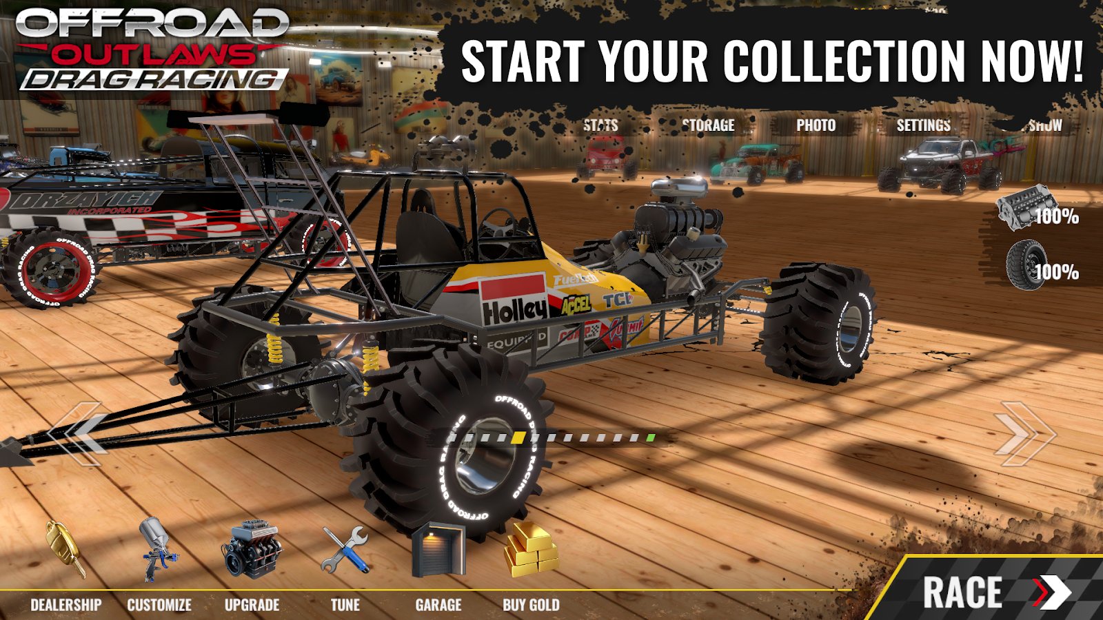 Offroad Outlaws Drag Racing скачать 1.0.2 APK на Android