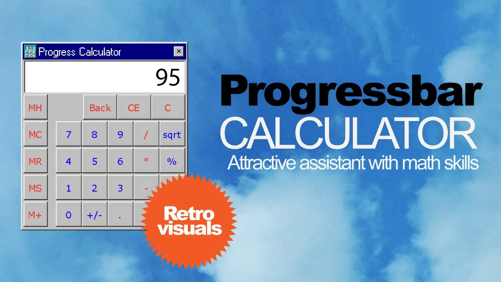 Progressbar Calculator - retro