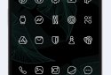 Caelus White: linear icon pack