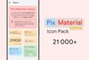 Pix Material Colors Icon Pack