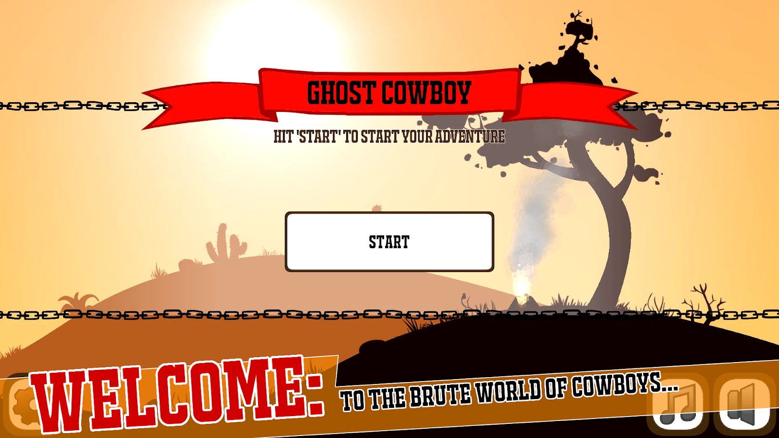 Ghost Cowboy background