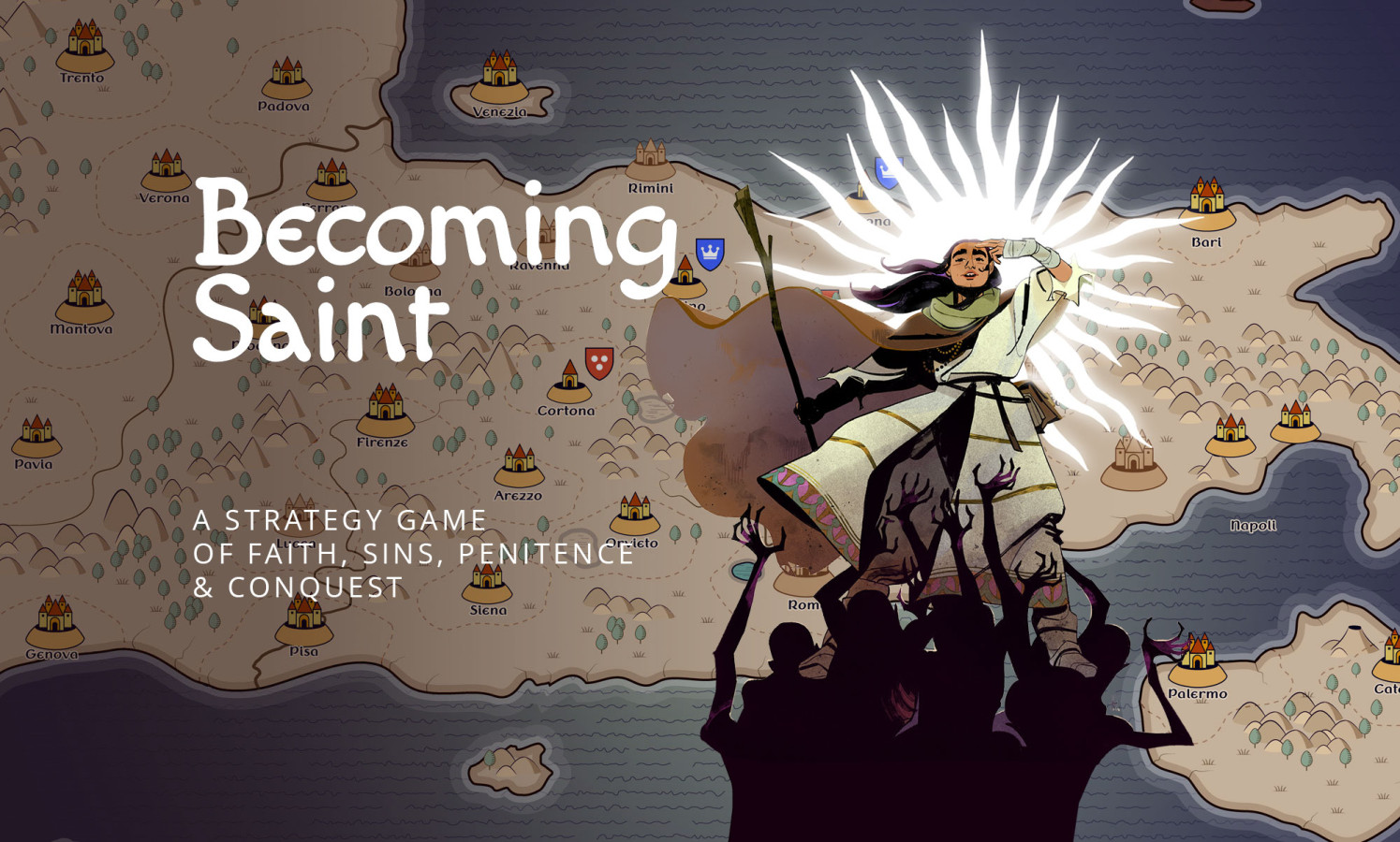 Becoming Saint background